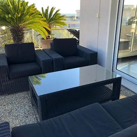 Gorgeous One-bedroom With Terrace And Sea View -stayinantibes- Bijou Lägenhet